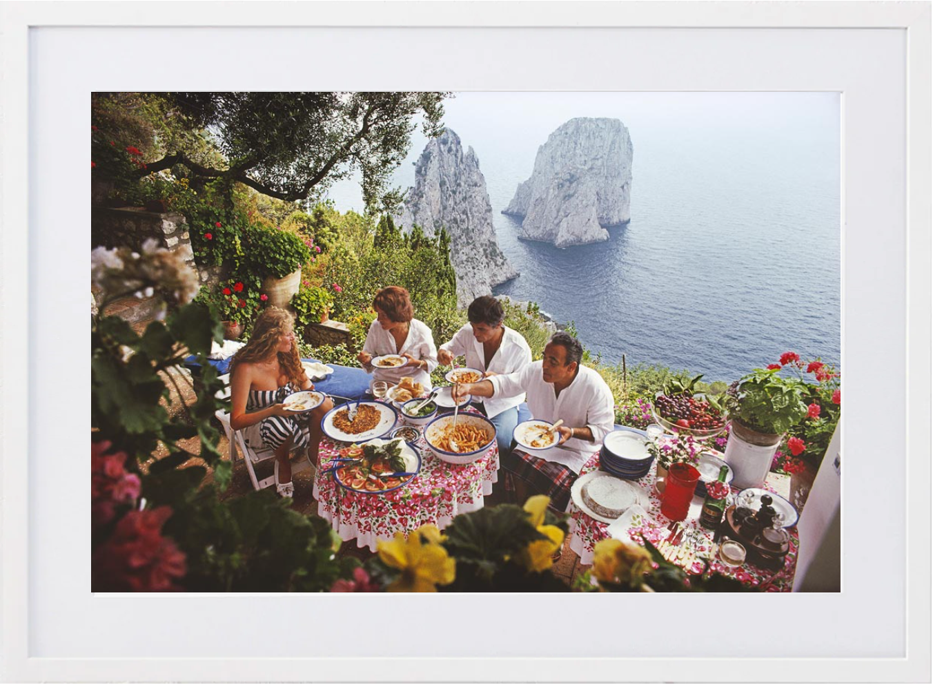 Dining Al Fresco On Capri - 965 x 1440, White image